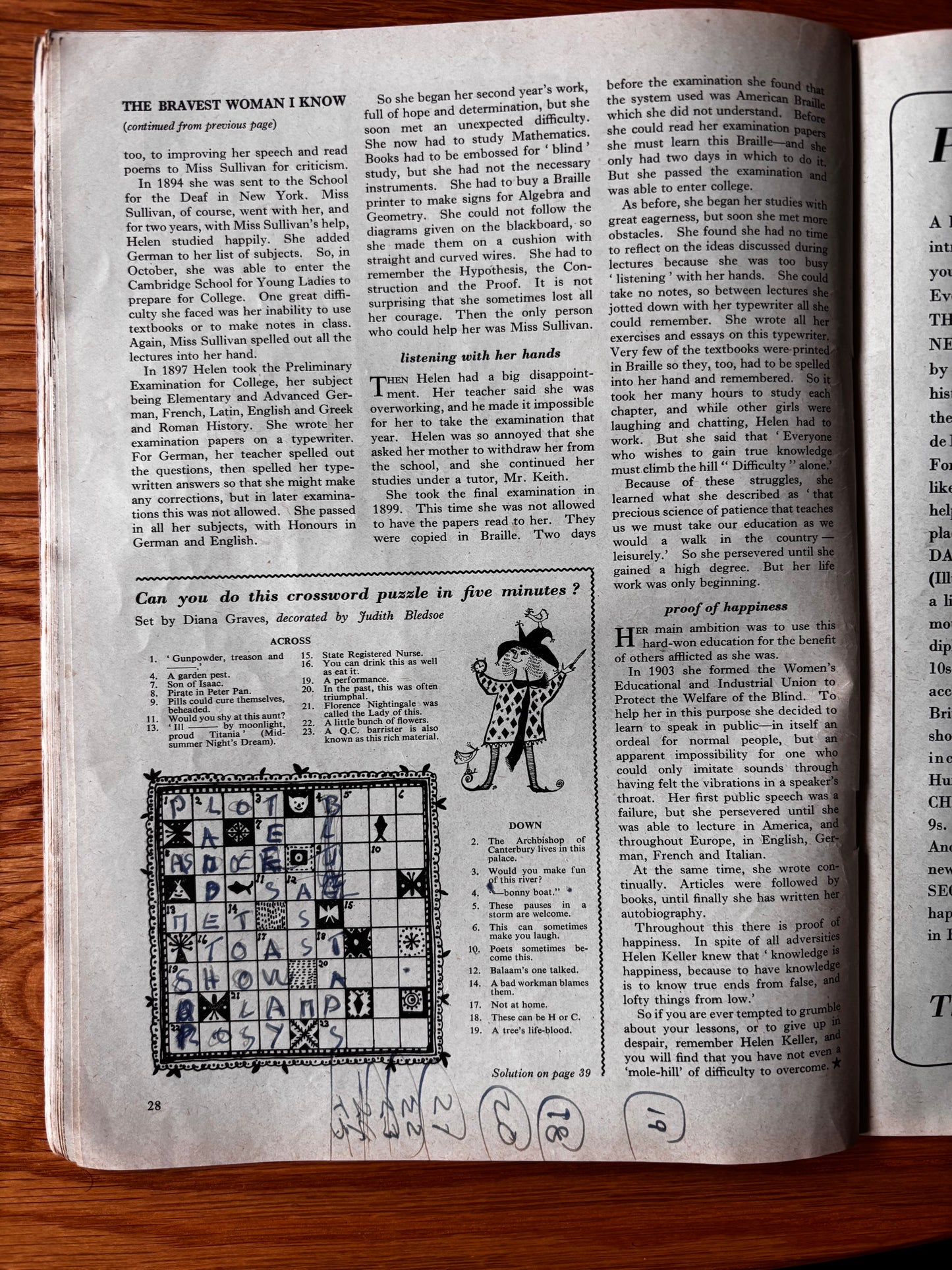 Ronald Searle YOUNG ELIZABETHAN MAGAZINE October 1956 Molesworth