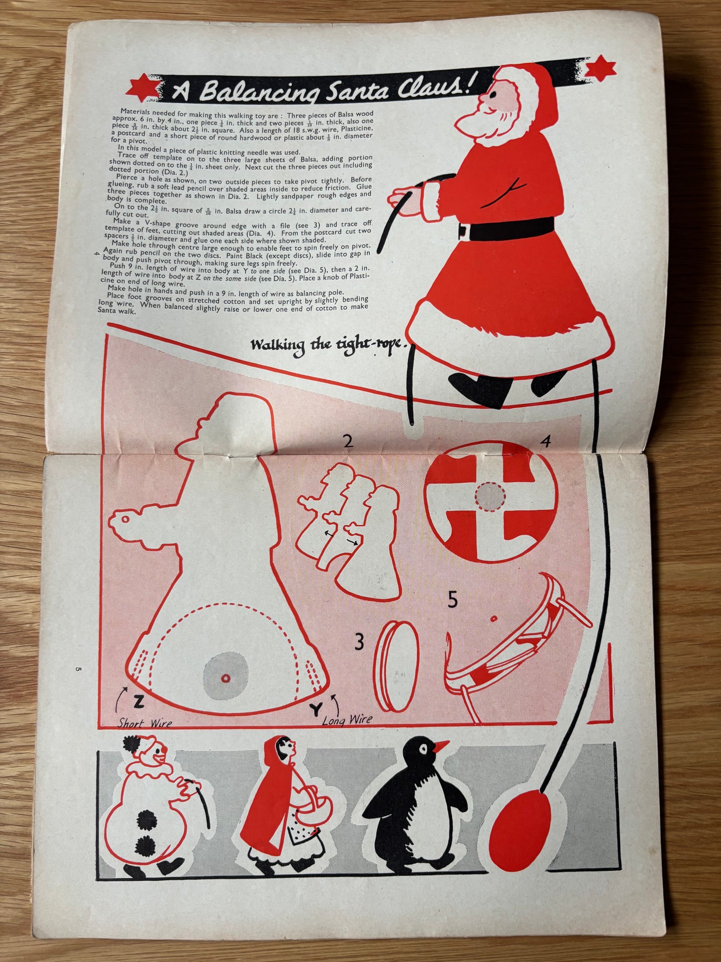 Vintage ART AND CRAFT EDUCATION CHRISTMAS MAGAZINE Nov 1954 School Crafts CHILD