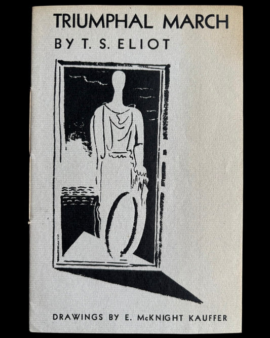 McKnight Kauffer Association Copy Signed THE ARIEL POEMS T S ELIOT 1931 Triumphal March