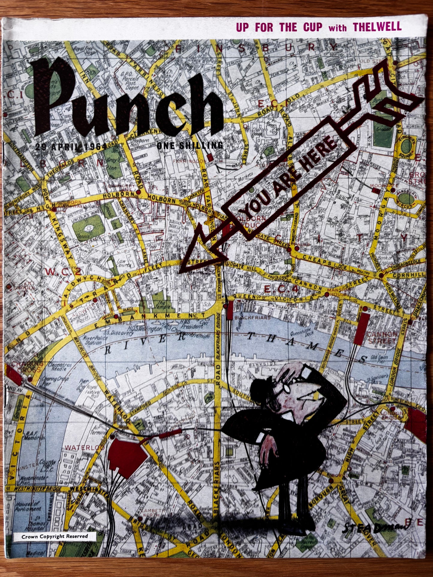 Ralph Steadman London PUNCH MAGAZINE April 29, 1964 VINTAGE Adverts
