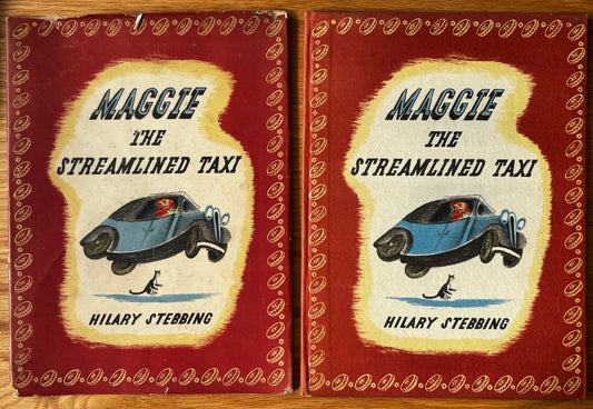 Hilary Stebbing MAGGIE THE STREAMLINED TAXI 1st Ed DJ Transatlantic Arts Ltd ILLUSTRATED
