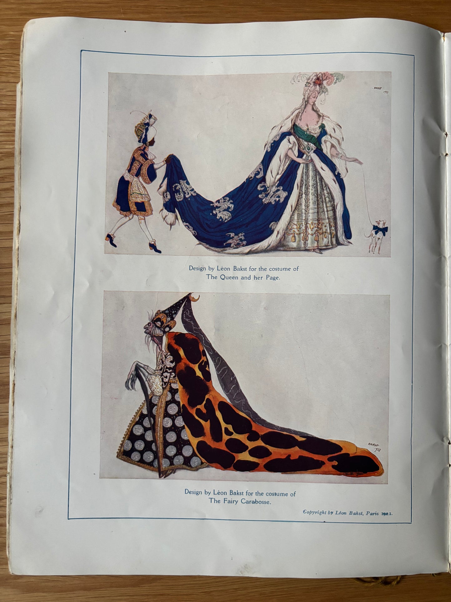 1920's LEON BAKST SLEEPING BEAUTY Ballet Programme 1921 ALHAMBRA THEATRE BEAUTY London