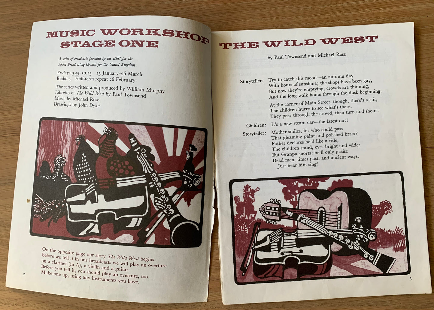 John Dyke MUSIC WORKSHOP 1971 BBC Songbook Radio For Schools MUSIC BOOK - transpontinebooks