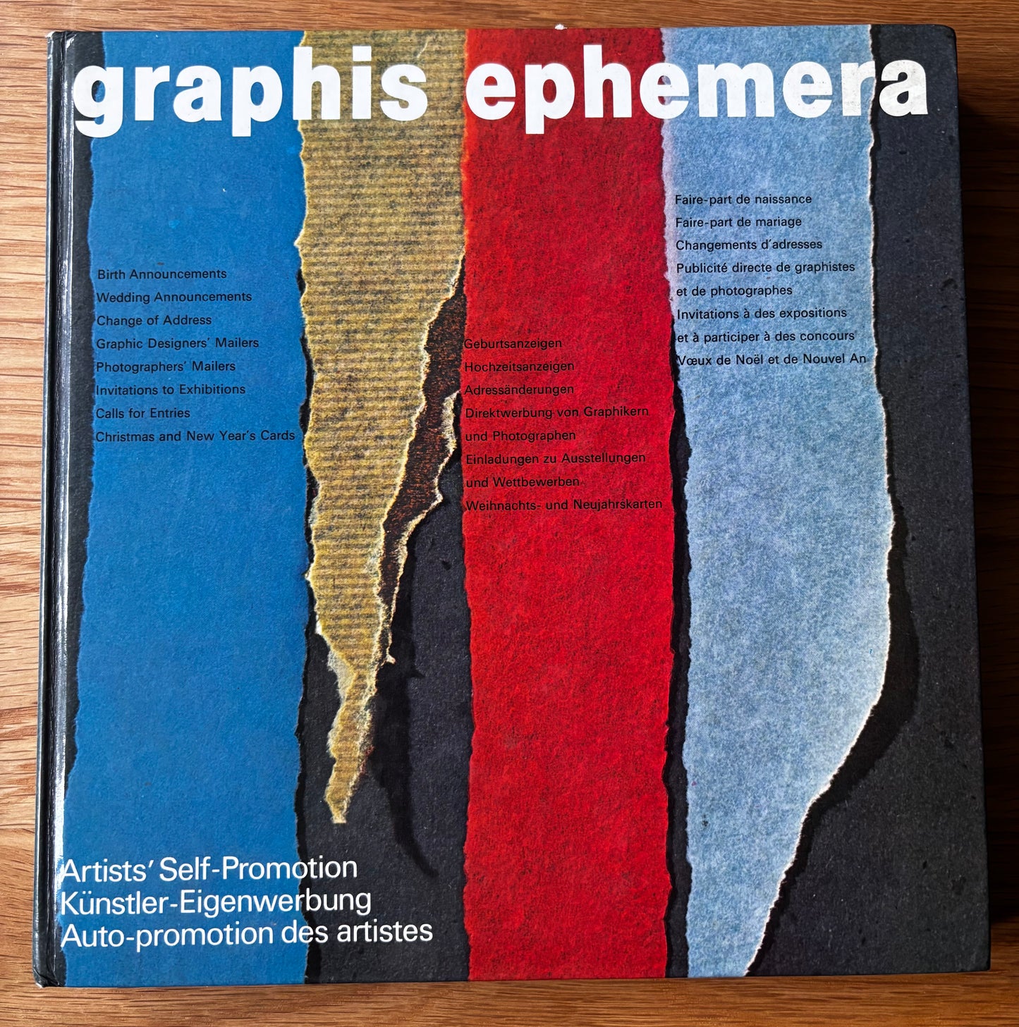 GRAPHIS EPHEMERA 1980 HB Artists Self Promotion ILLUSTRATED Card Design