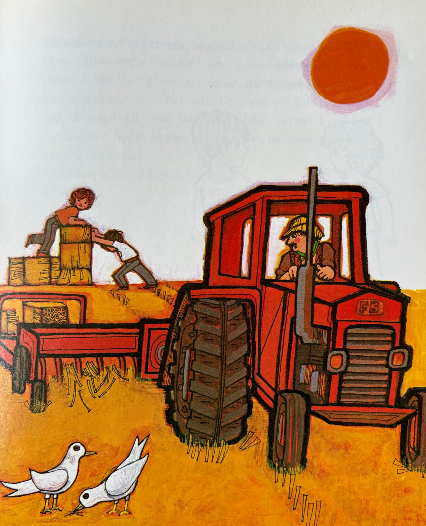 Joan Hickson FARMER BARNES AND THE HARVEST DOLL 1977 DJ 1st Ed John Cunliffe Andre Deutsch - transpontinebooks