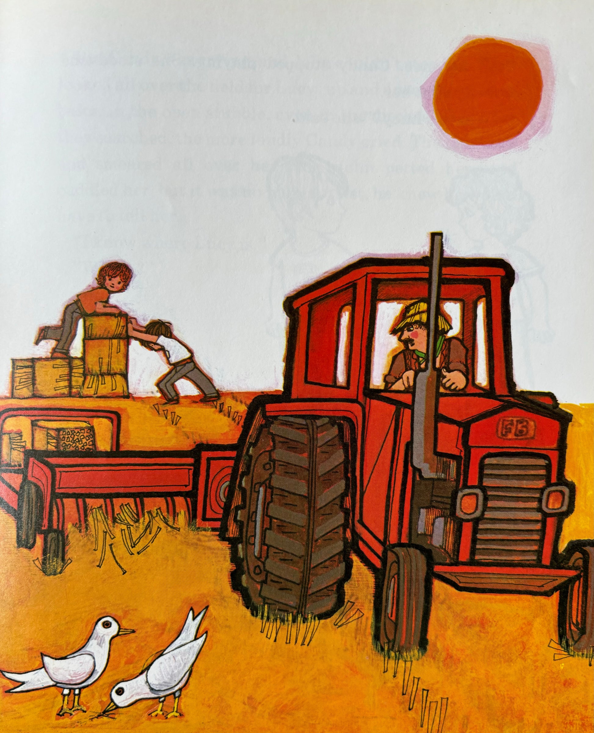 Joan Hickson FARMER BARNES AND THE HARVEST DOLL 1977 DJ 1st Ed John Cunliffe Andre Deutsch - transpontinebooks