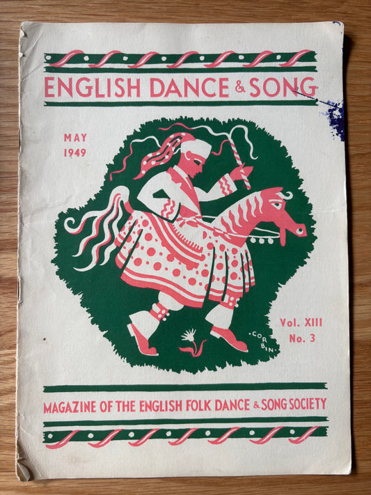ENGLISH DANCE & SONG May 1949 Folk Dancing Society MAGAZINE Hobby Horse