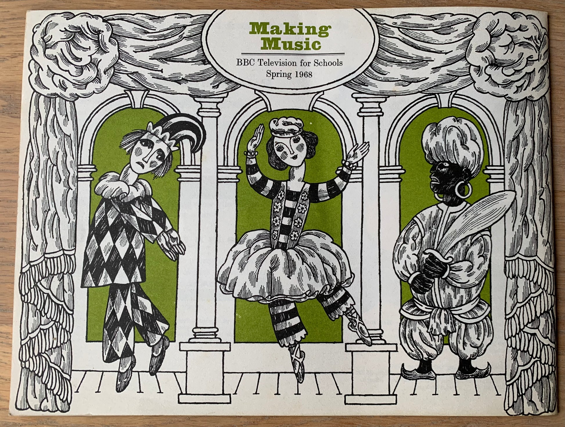 Todd Justin MAKING MUSIC 1970 BBC SCHOOLS SONG Booklet Illustrated - transpontinebooks