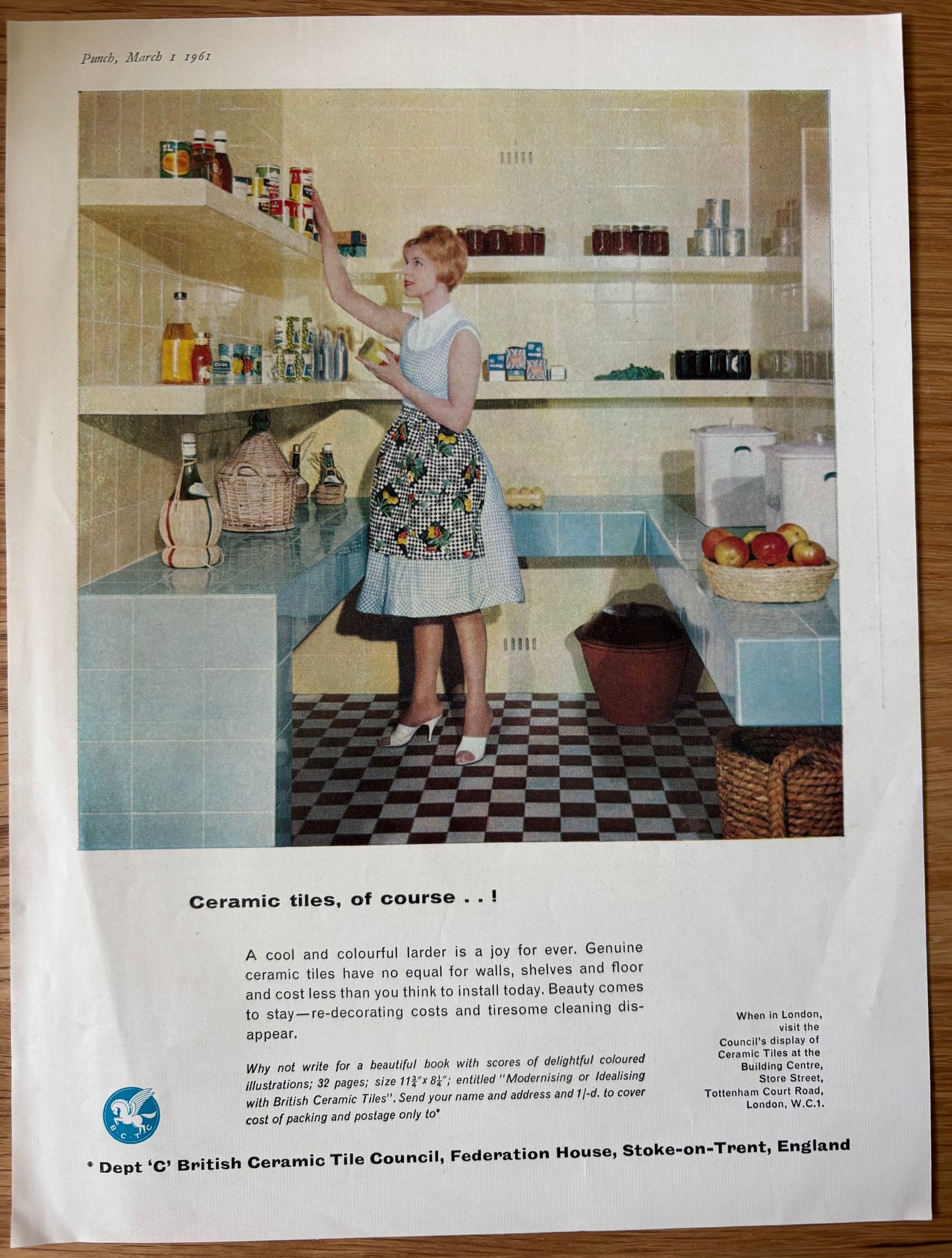 Keith Grant 1960's SHELL GUIDE TO CARDIGANSHIRE ADVERT Original Ad 1961
