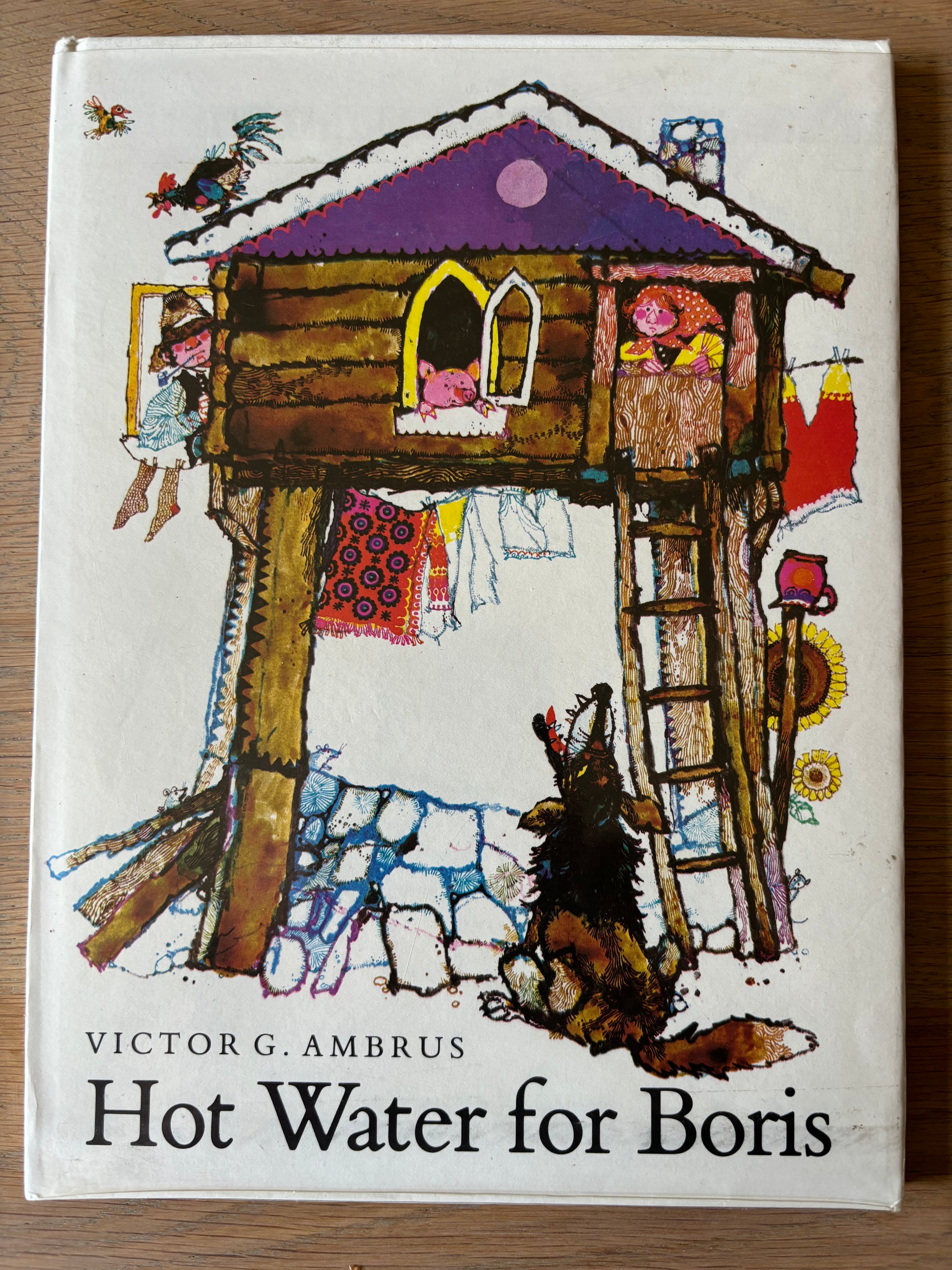 Victor Ambrus HOT WATER FOR BORIS 1972 1st Ed OUP HB Illustrated FAIRY TALE - transpontinebooks