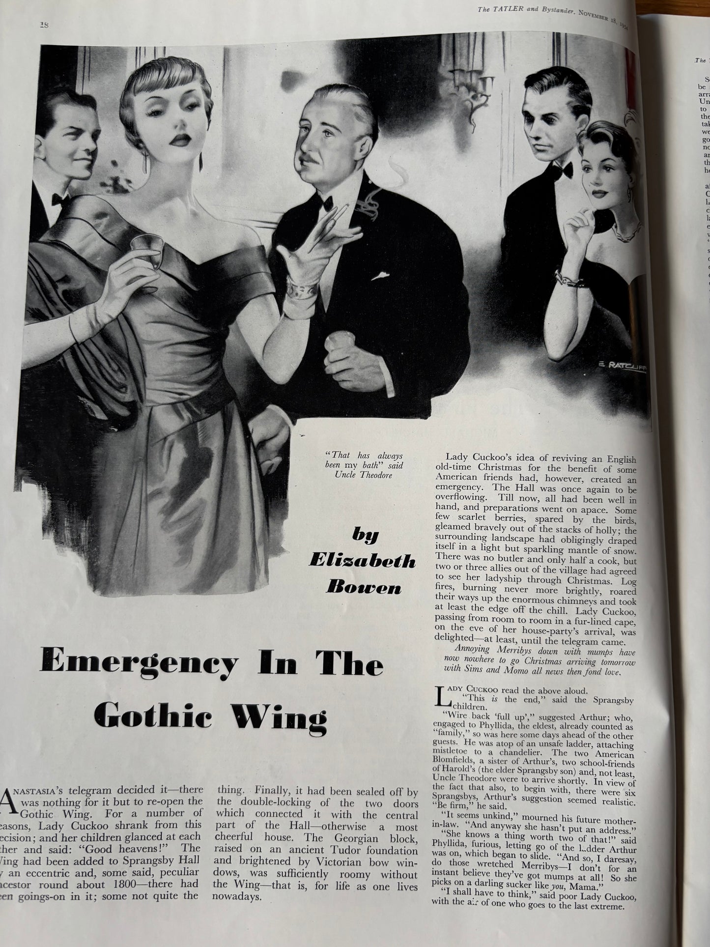 THE TATLER CHRISTMAS NUMBER November 16 1954 MAGAZINE Fred Banbury