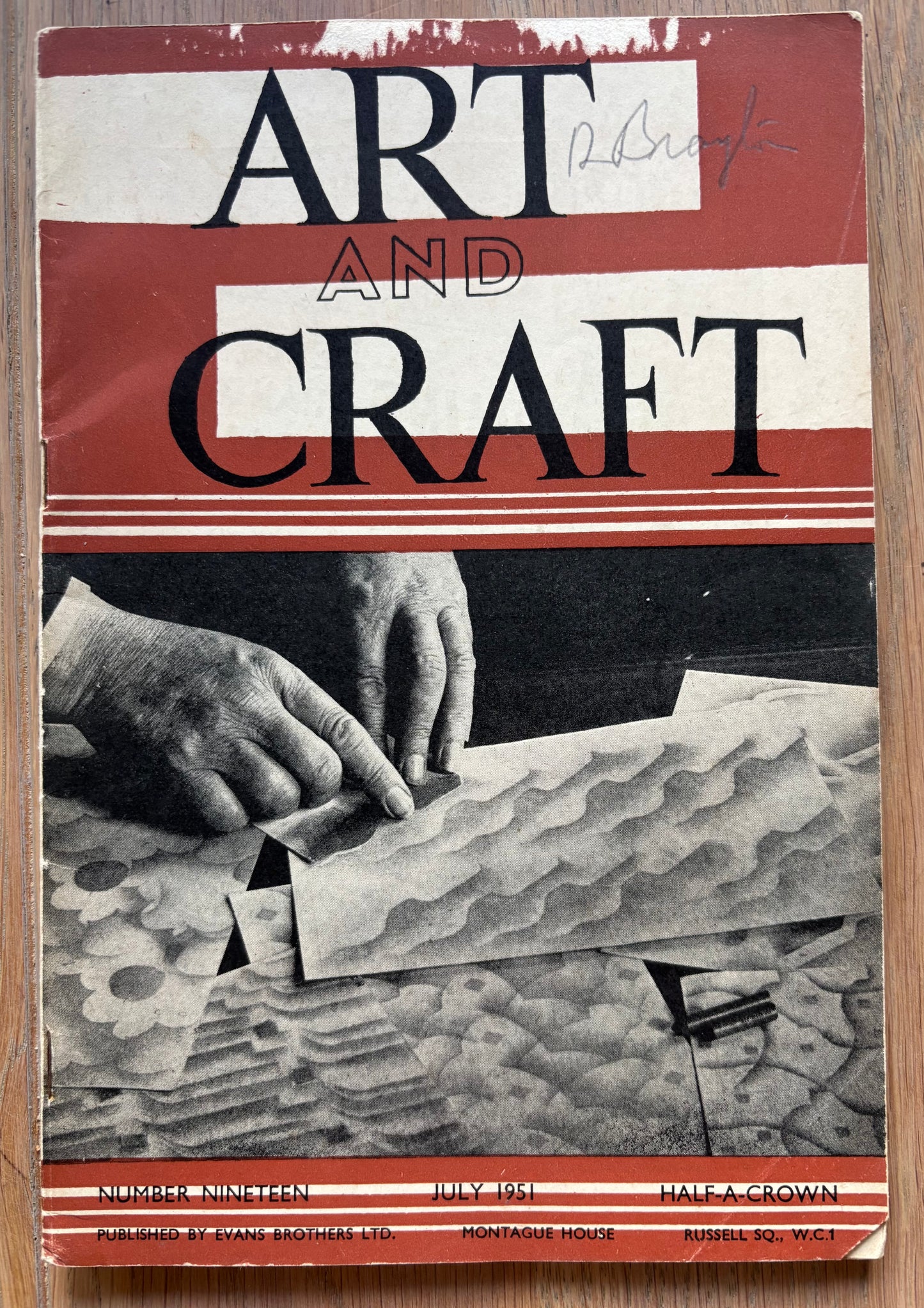 1951 ART AND CRAFT FESTIVAL OF BRITAIN Roundabout MAGAZINE CHILD EDUCATION July