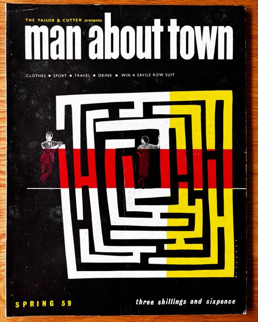 1950’s MAN ABOUT TOWN Magazine Spring 1959 Men’s Style Tailoring VINTAGE