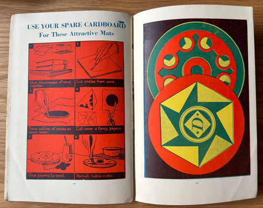 1951 ART AND CRAFT MAGAZINE Puppets CHILD EDUCATION March
