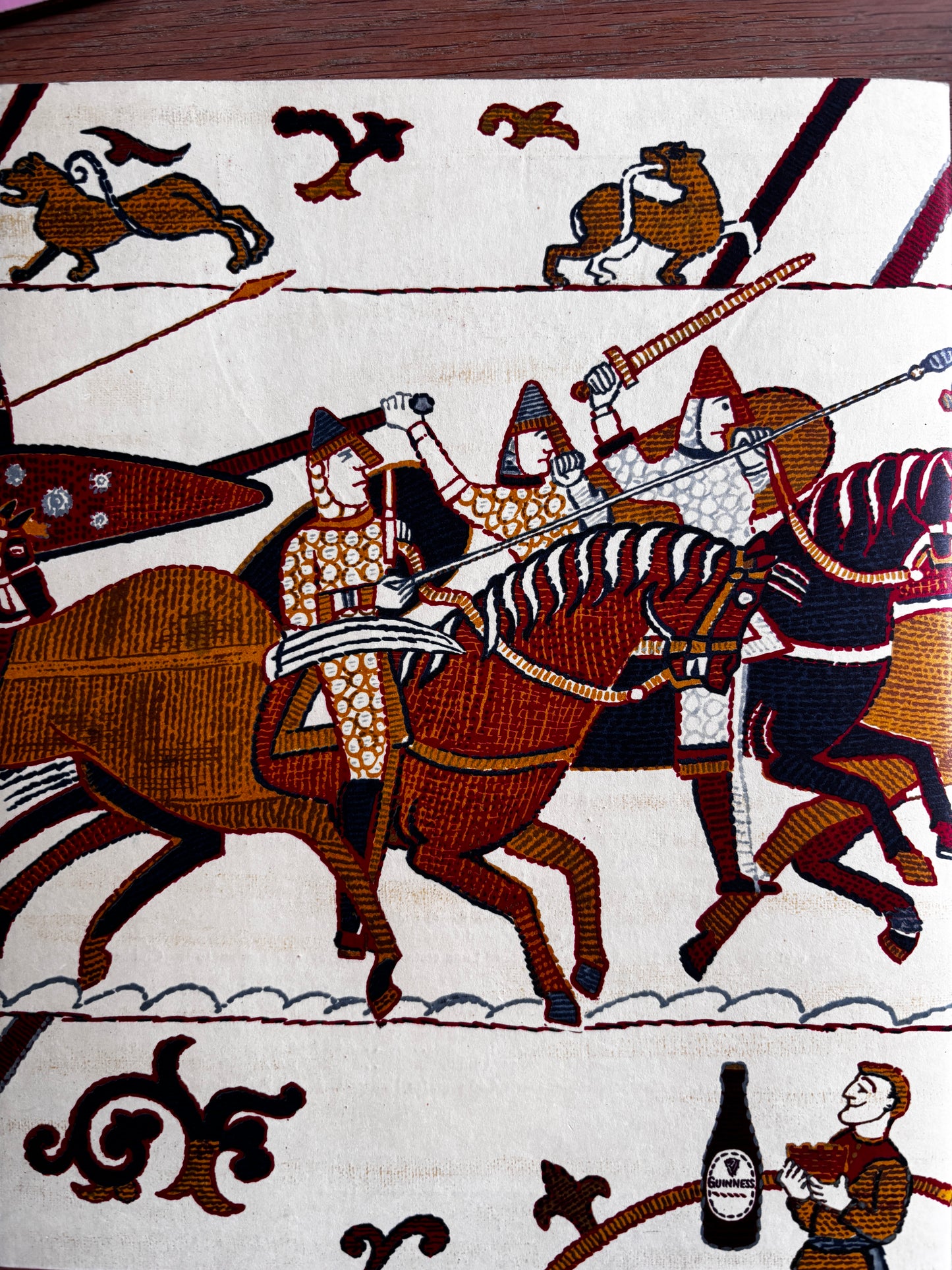 Battle of Hastings GUINNESS ANNUAL REPORT 1966 Bayeux Tapestry