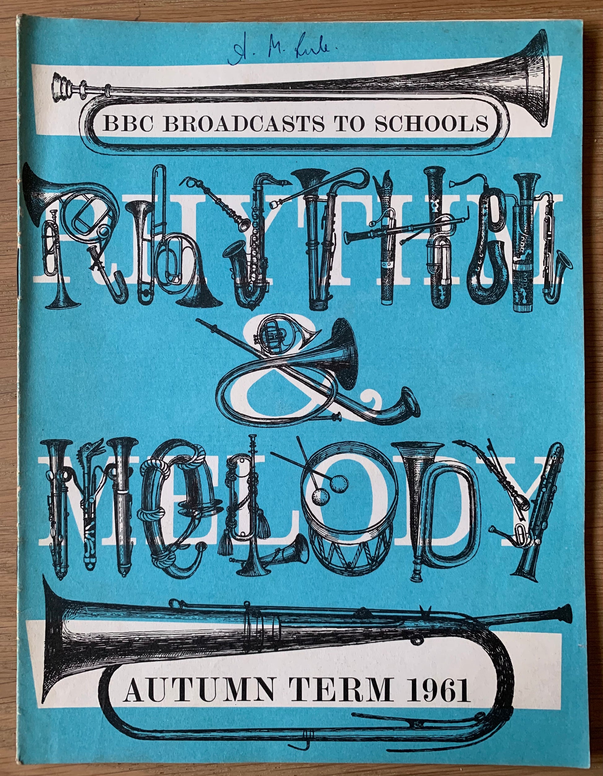 Heather Standring RHYTHM AND MELODY BBC Broadcasts To Schools AUTUMN 1961 - transpontinebooks