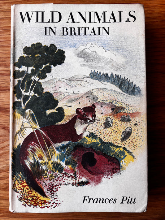 John Nash WILD ANIMALS IN BRITAIN 1st Ed DJ Batsford 1939 Frances Pitt
