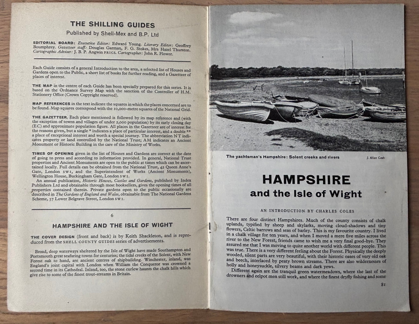 Keith Shackleton HAMPSHIRE SHELL SHILLING GUIDE 1963 Illustrated ISLE OF WIGHT