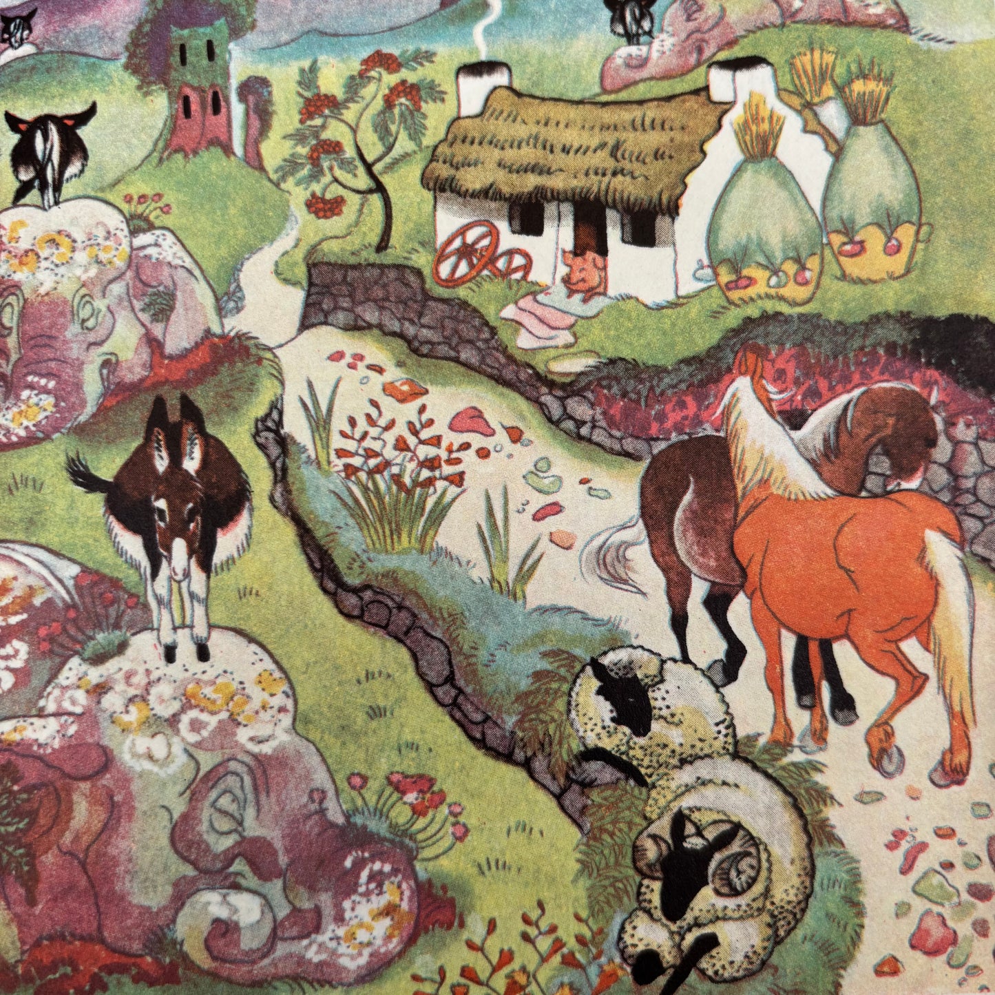 Kathleen Hale MANDA 1957 HB DJ John Murray COW STORY