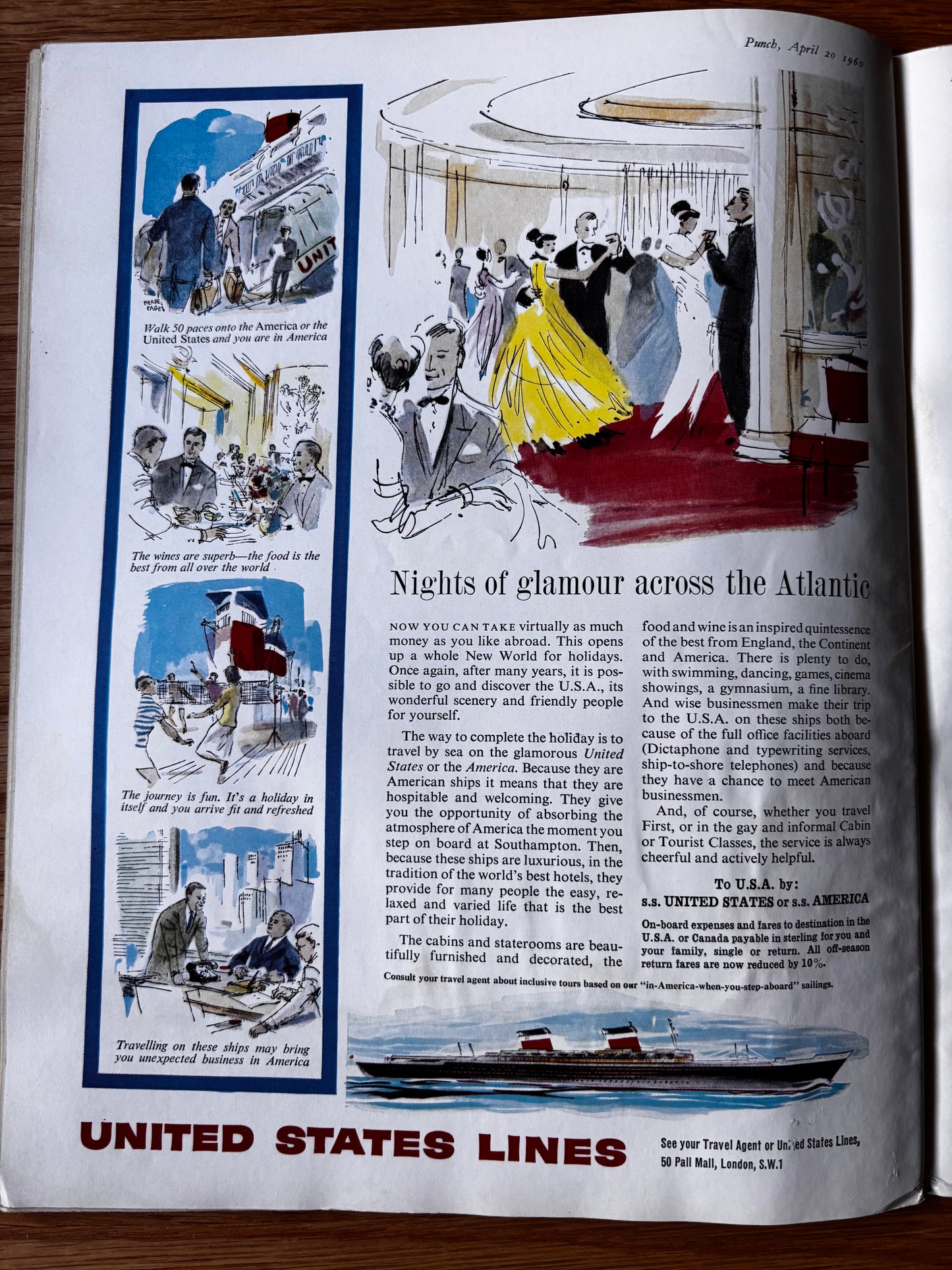 Leslie Wood PUNCH MAGAZINE April 20 1960 SHAKESPEARE RSC STRATFORD