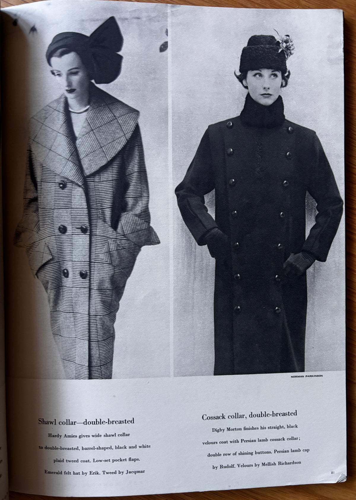 Cecil Beaton VOGUE MAGAZINE September 1950 PARIS FASHION Conde Nast Photo’s London