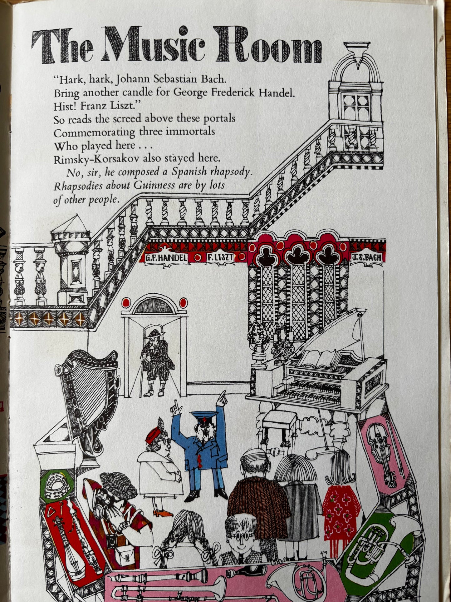 John Vernon Lord A VISIT TO BEDSYDE MANOR GUINNESS 1965 ILLUS BOOKLET