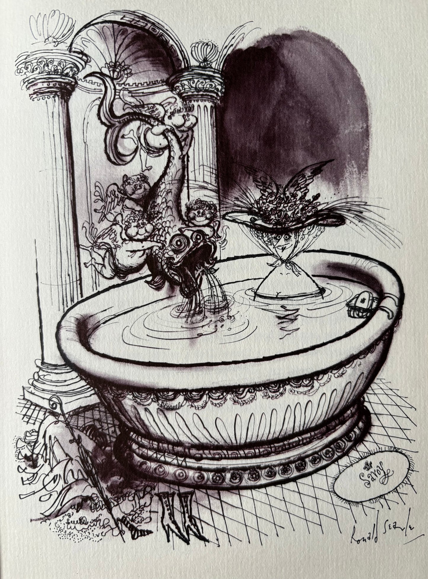 Ronald Searle THE SAVOY OF LONDON Illustrated London Hotel History