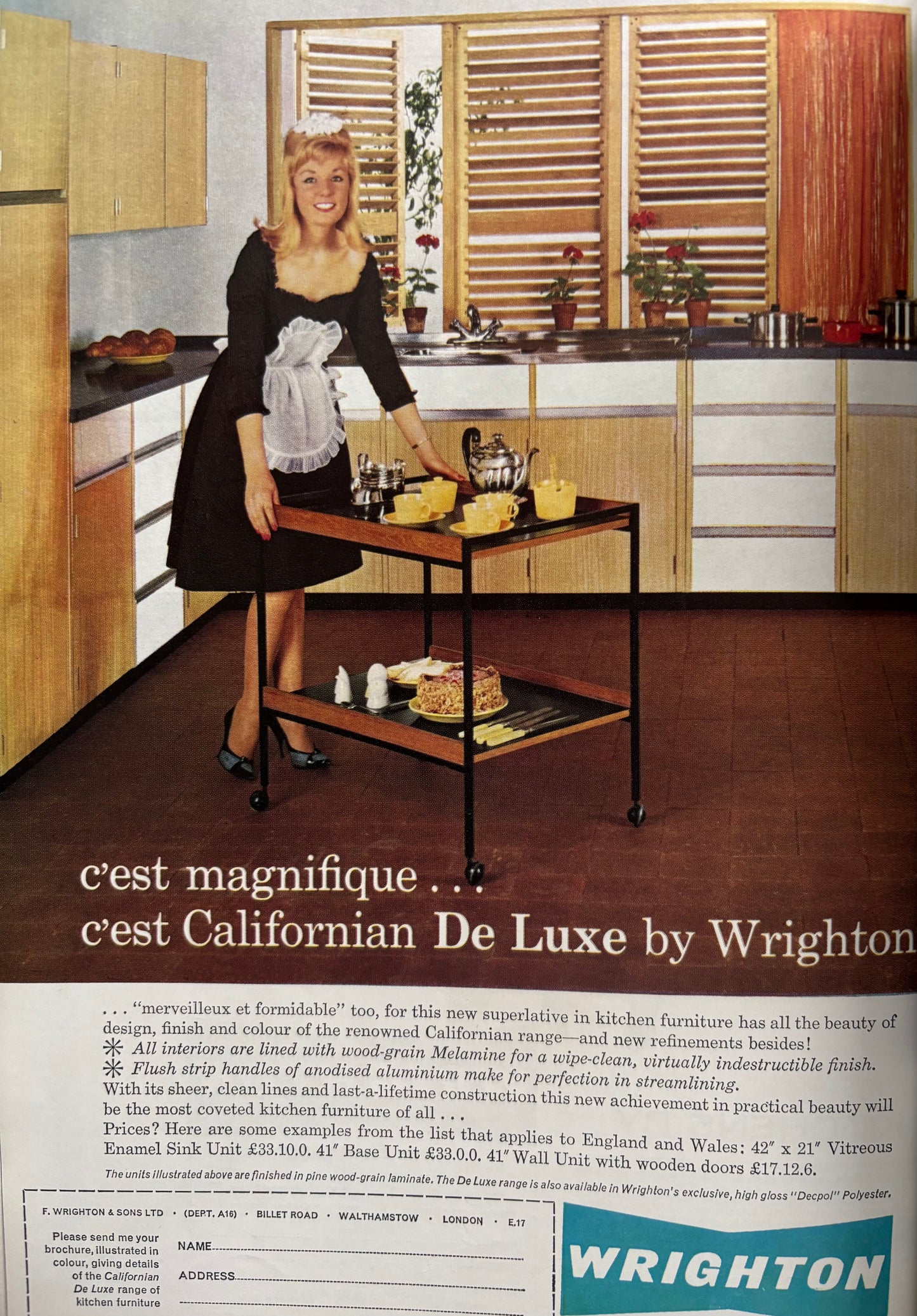 1960’s IDEAL HOME Magazine SEPTEMBER 1963 Illustrated Recipes Ads