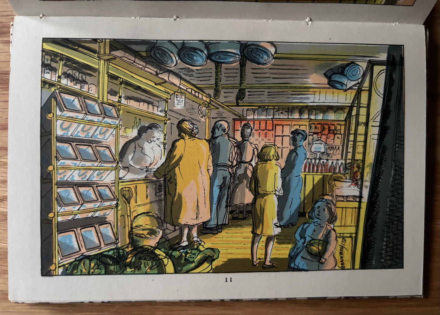 Edward Bawden LIFE IN AN ENGLISH VILLAGE King Penguin 1949 16 PLATES ART K51