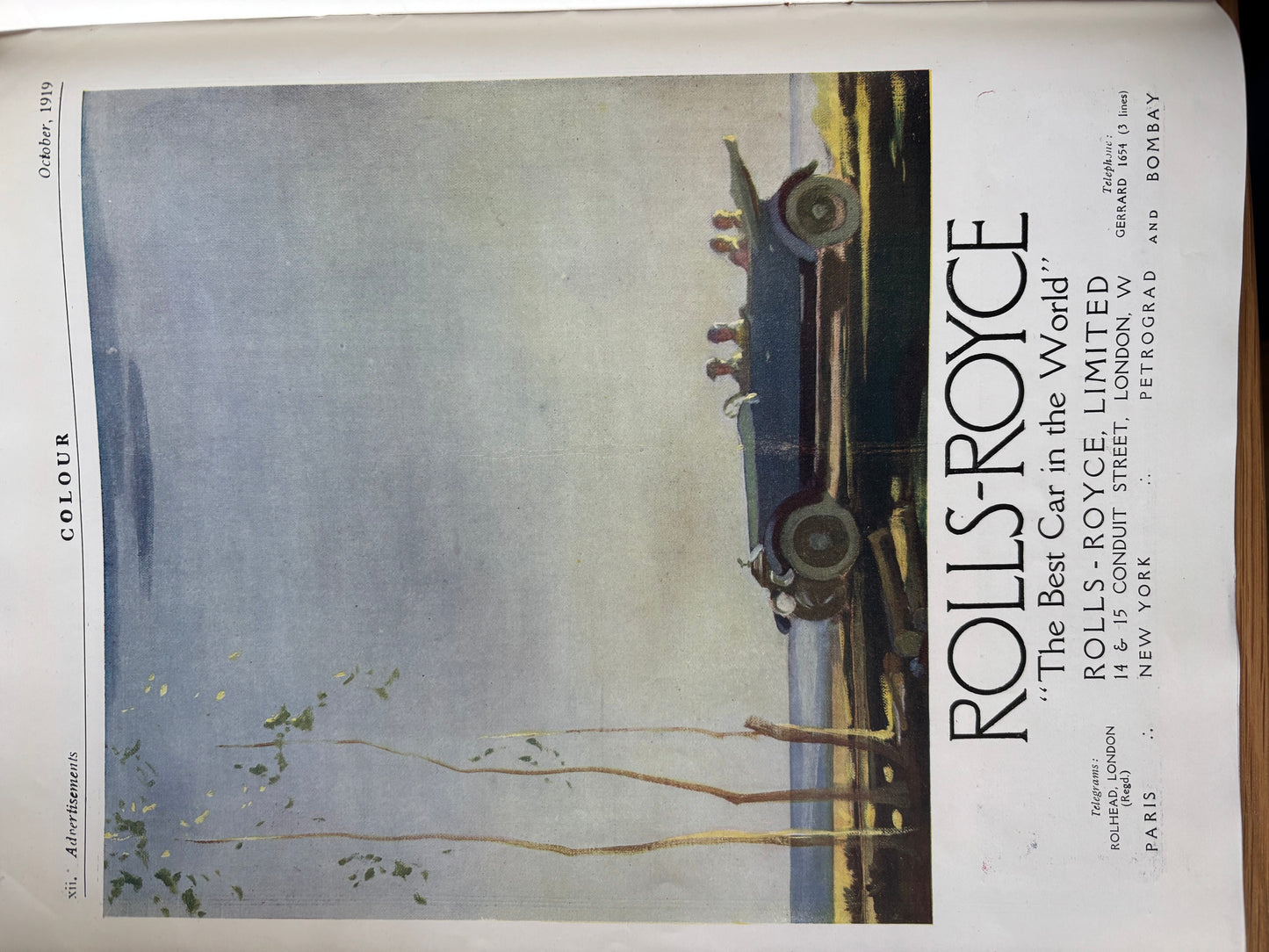 Dod Proctor COLOUR MAGAZINE October 1919 ADVERTS ART Illustrated