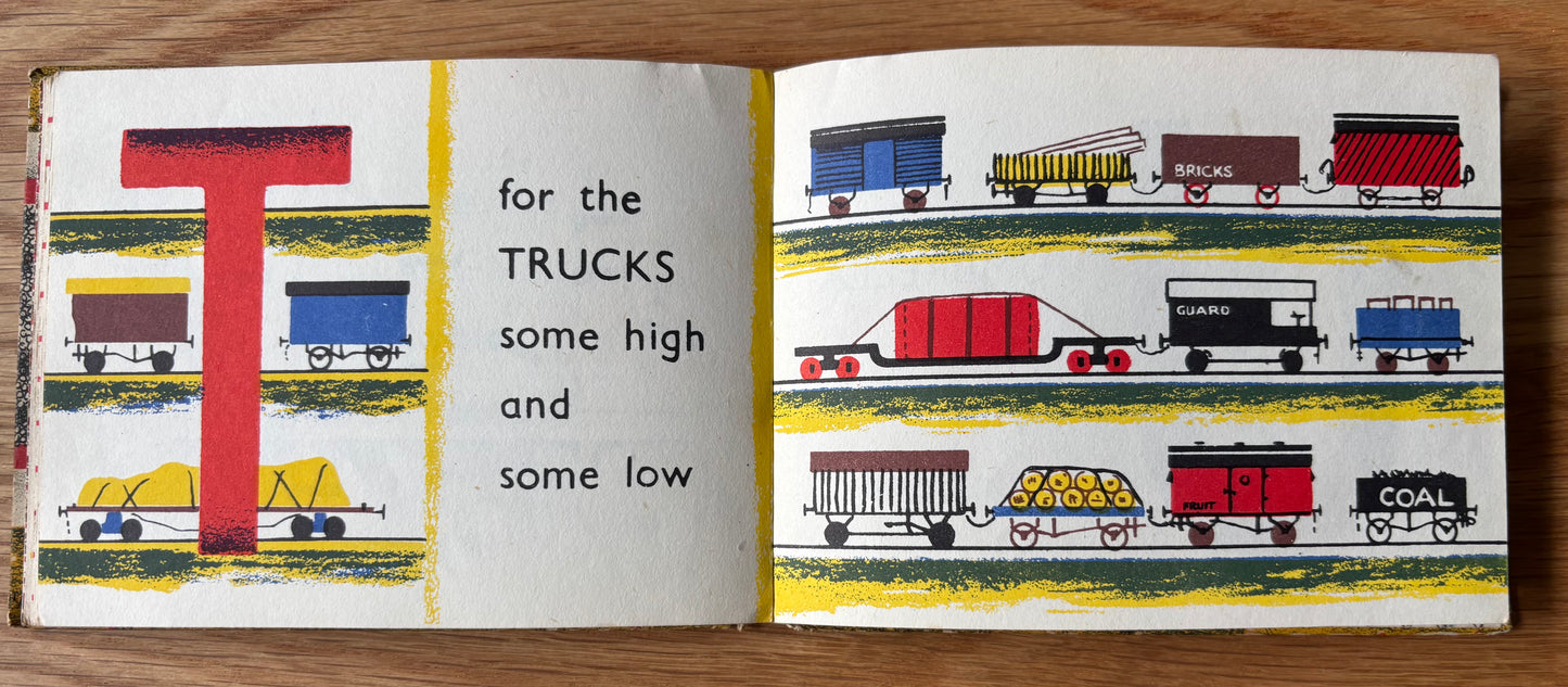 1940s Jack Townend A RAILWAY ABC 1st Ed HB ILLUSTRATED Faber & Faber