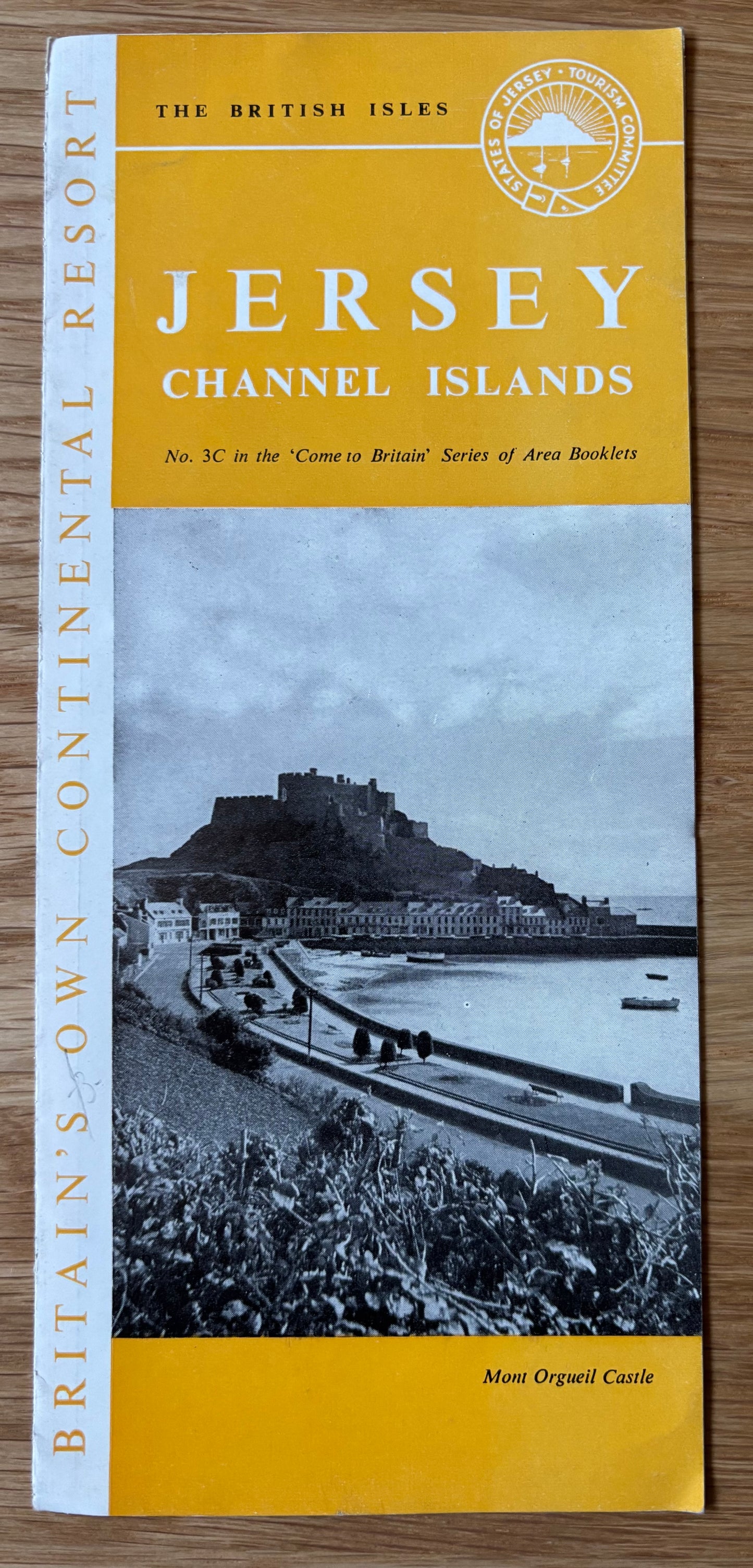 1950's JERSEY Come To Britain Leaflet No 3C CHANNEL ISLANDS