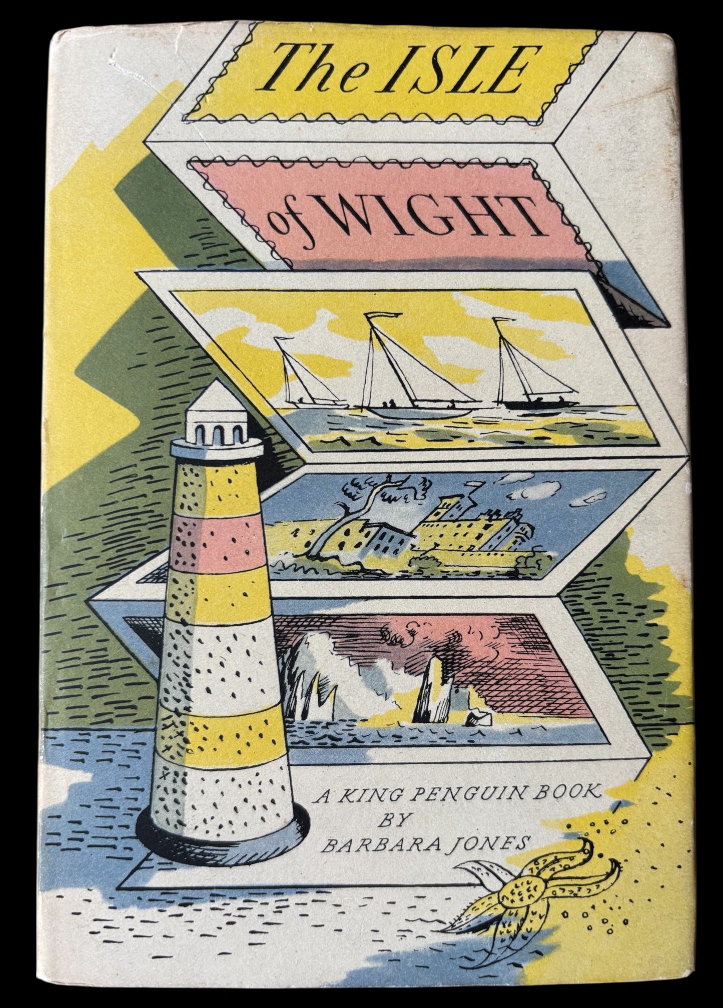 Barbara Jones THE ISLE OF WIGHT 1950 1st King Penguin DJ VGC ILLUSTRATED