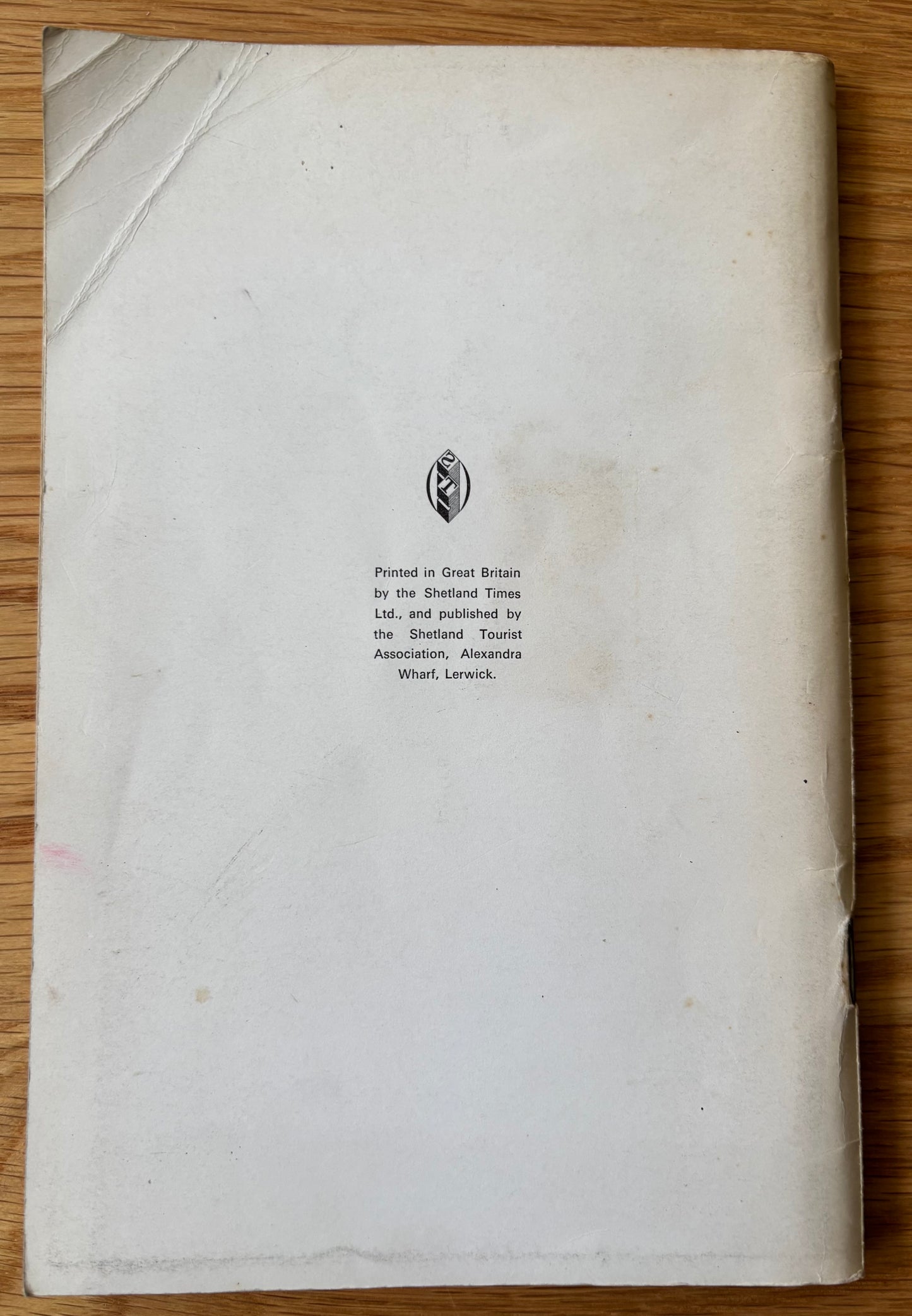 Vintage SHETLAND TOURIST GUIDE Lerwick TRAVEL Illustrated Association Lerwick