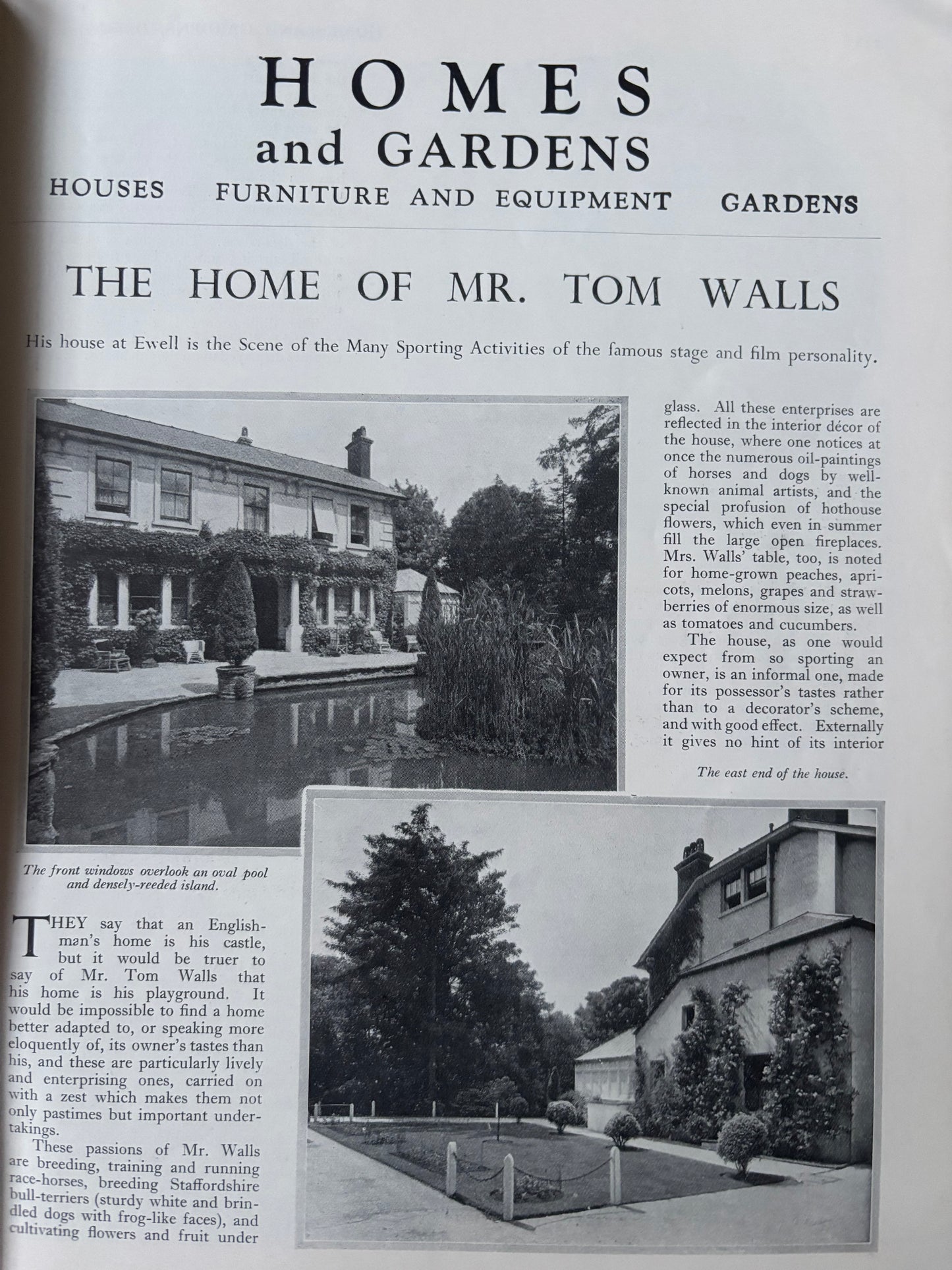 1930’s HOMES AND GARDENS Magazine December 1936 Illustrated ADVERTS