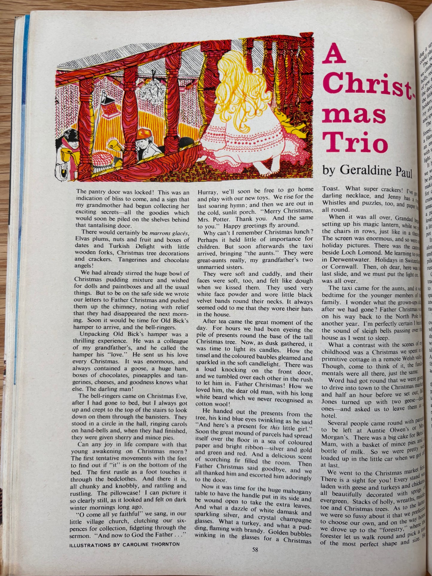 HOMES AND GARDENS Magazine December 1969 Illustrated ADVERTS Christmas