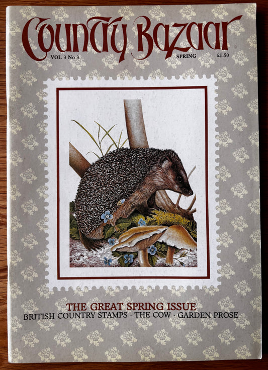 THE COUNTRY BAZAAR Magazine Spring 1985 Enviroment Ecology James Lynch Cows