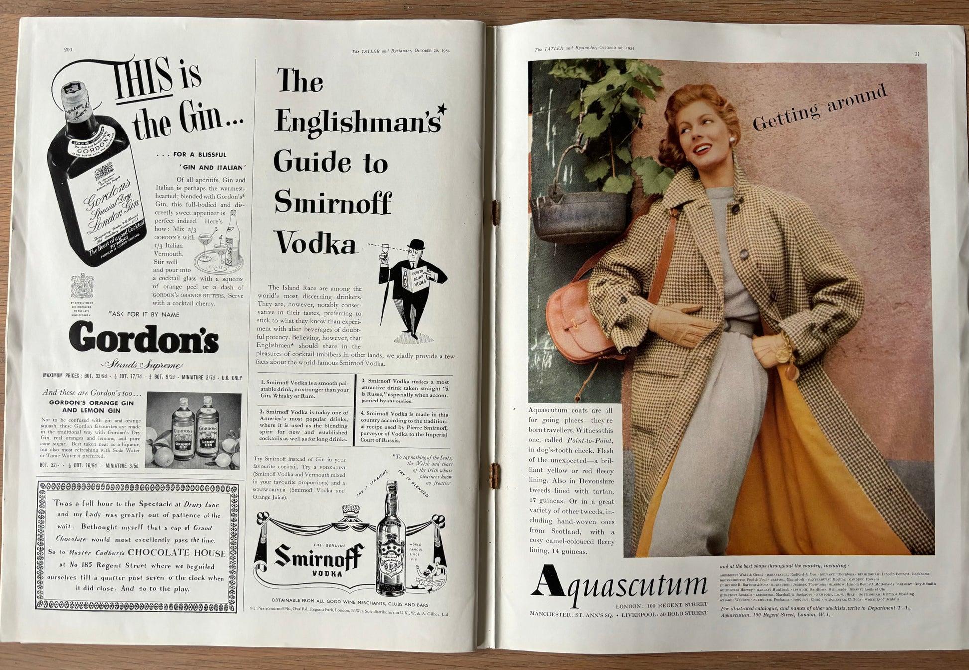 THE TATLER October 20 1954 Autumn Motor Show Number MAGAZINE - transpontinebooks