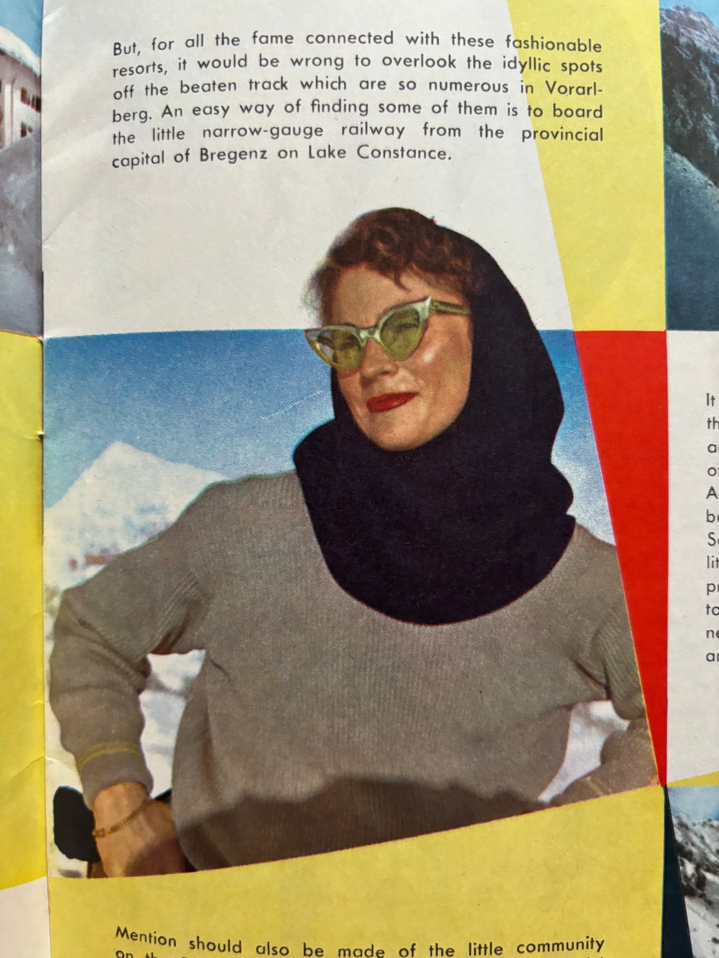 Vintage WINTER IN AUSTRIA Tourist Holiday Booklet Travel 1950’s Wettach