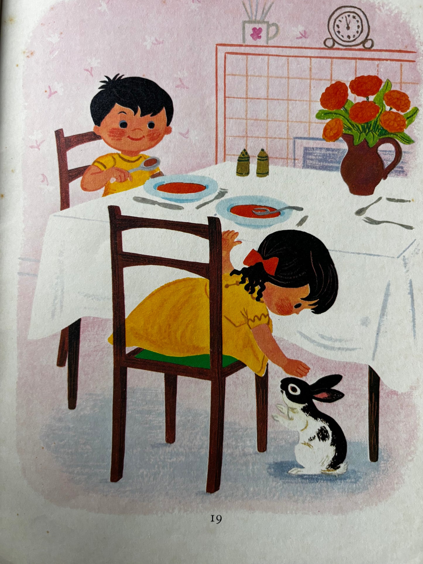 TOPSY AND TIM’S WEDNESDAY BOOK 1st Ed 1961 Blackie RABBIT STORY
