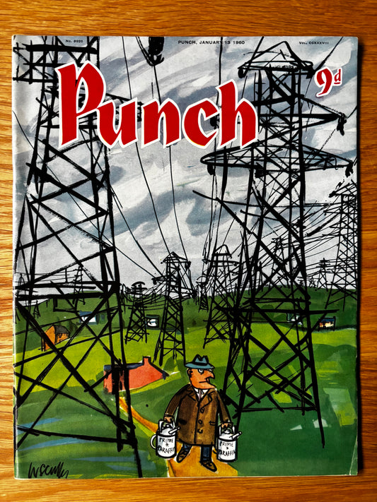 Sculley PUNCH MAGAZINE January 13 1960 Adverts