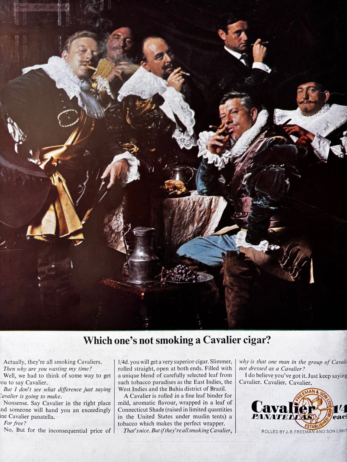 Ralph Steadman London PUNCH MAGAZINE April 29, 1964 VINTAGE Adverts