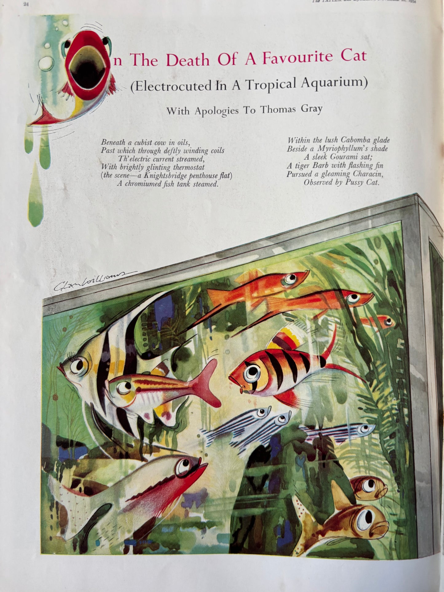 THE TATLER CHRISTMAS NUMBER November 16 1954 MAGAZINE Fred Banbury