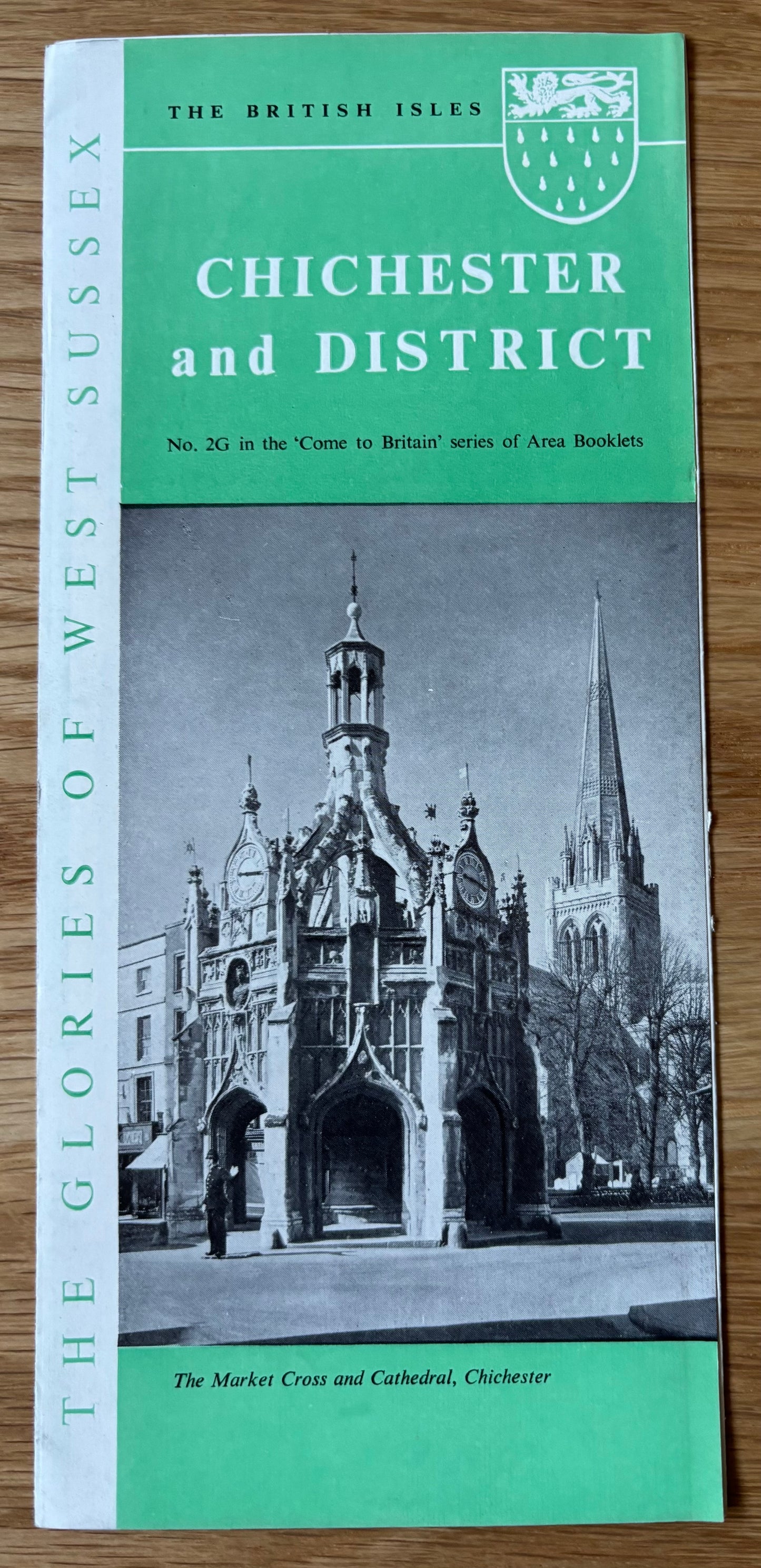 1950's CHICHESTER Come To Britain Leaflet No 2G DISTRICT
