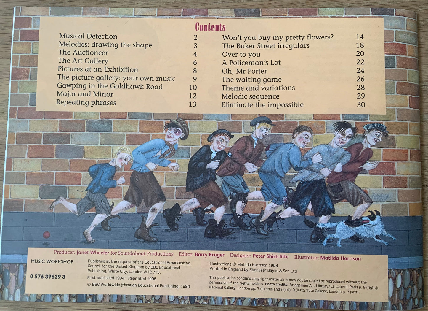 Matilda Harrison BBC SHERLOCK HOLMES AND THE ROGUES GALLERY 1996 BOOKLET For Schools - transpontinebooks