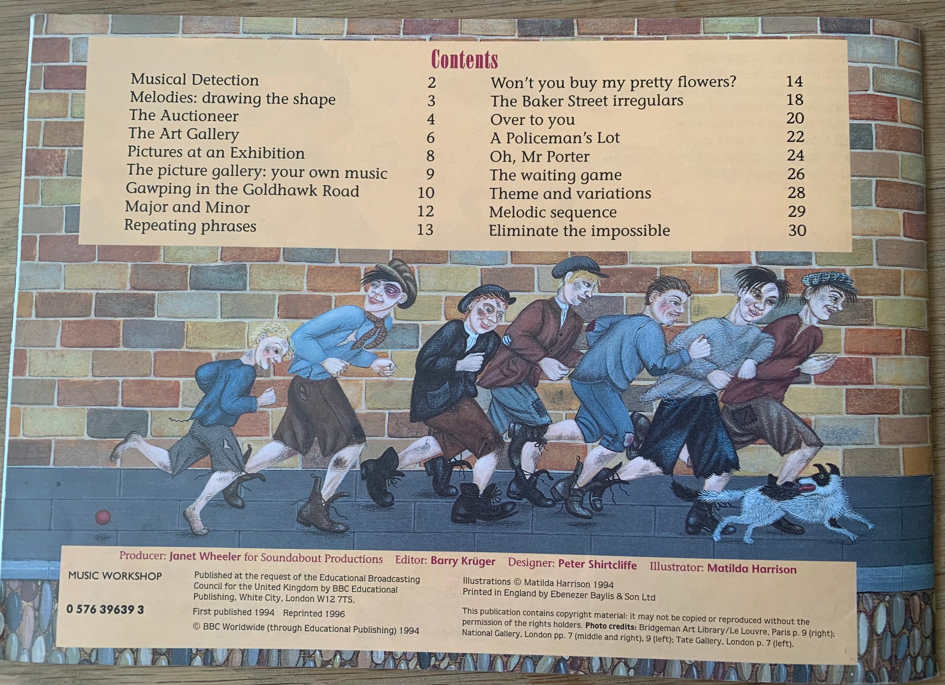 Matilda Harrison BBC SHERLOCK HOLMES AND THE ROGUES GALLERY 1996 BOOKLET For Schools - transpontinebooks