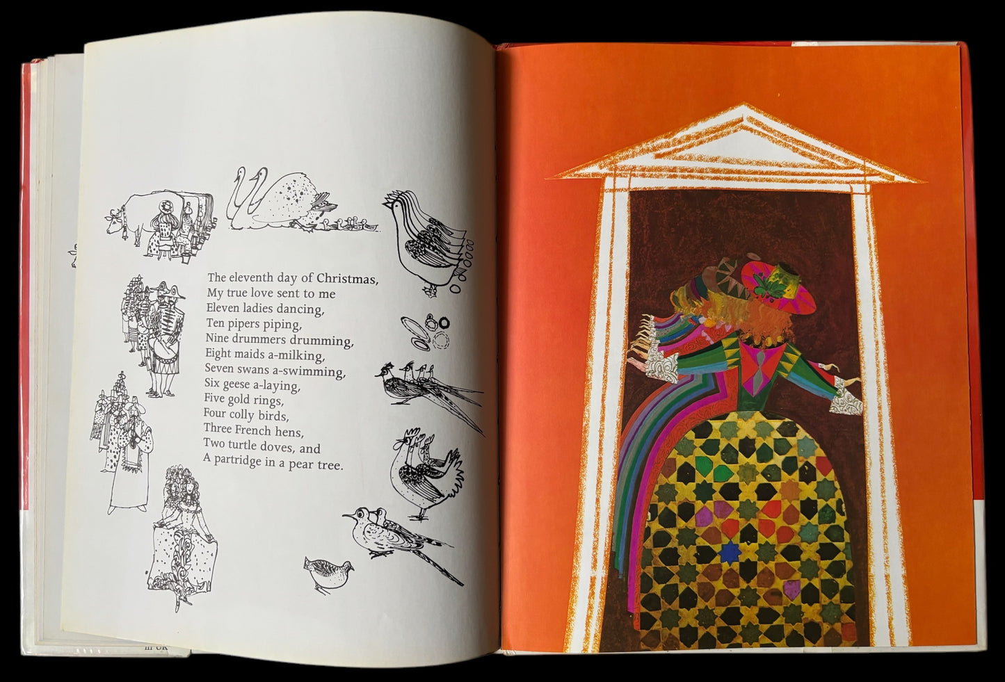 Brian Wildsmith THE TWELVE DAYS OF CHRISTMAS 1st DJ 1972 Illustrated
