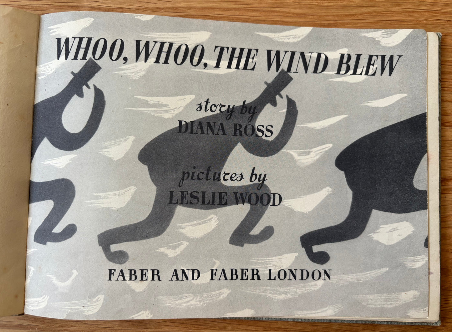 Leslie Wood WHOO WHOO THE WIND BLEW 1946 1st Diana Ross