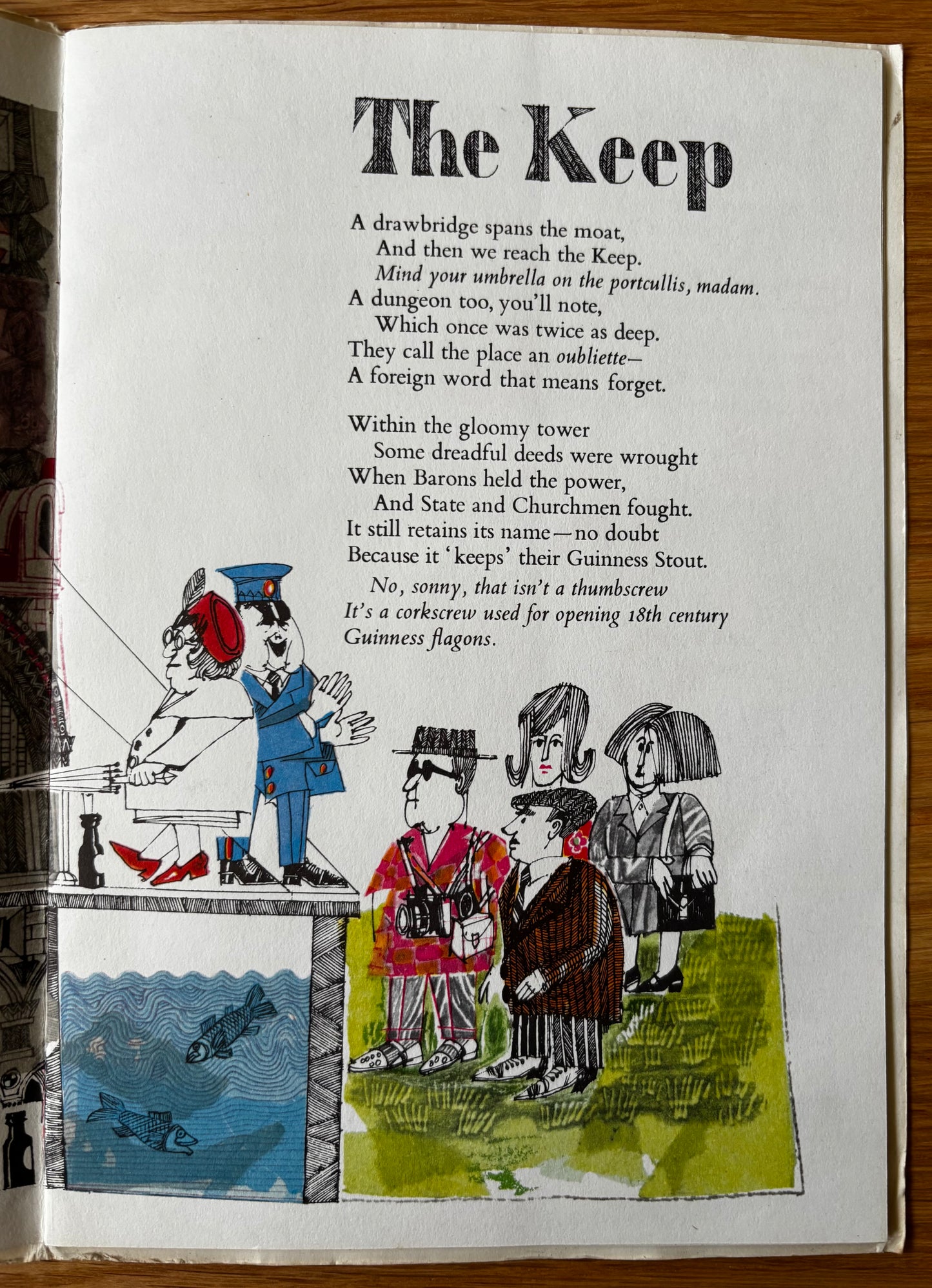 John Vernon Lord A VISIT TO BEDSYDE MANOR GUINNESS 1965 ILLUS BOOKLET