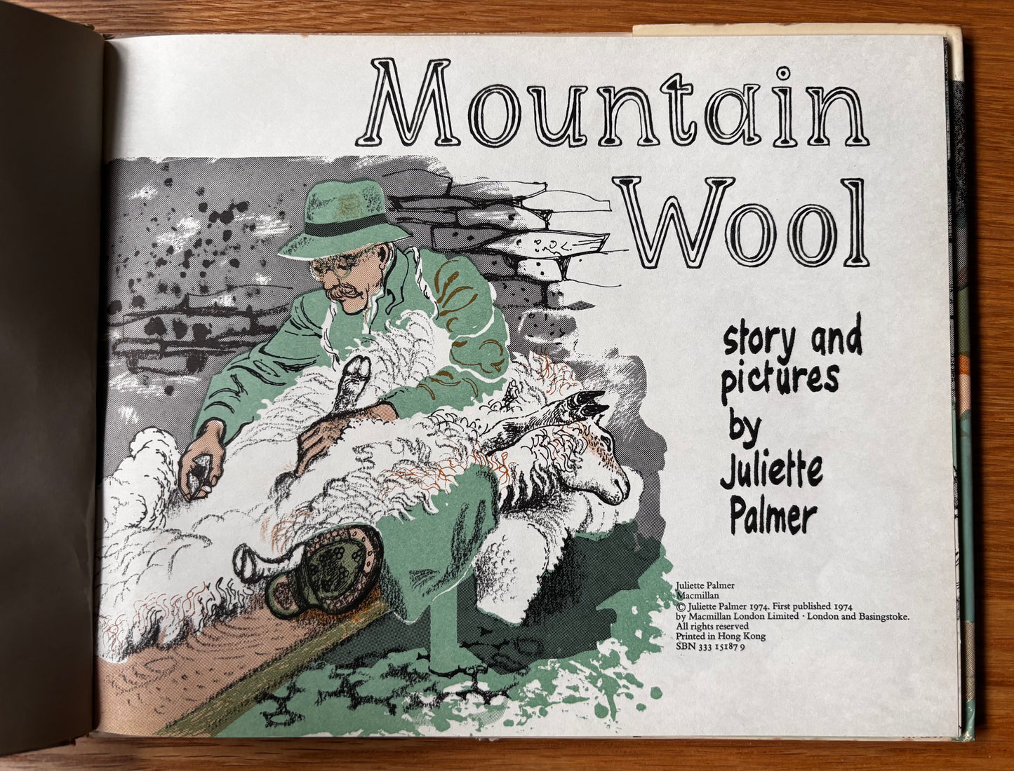 Juliette Palmer MOUNTAIN WOOL DJ 1st 1974 MacMillan SHEEP FARMING COUNTRY LIFE